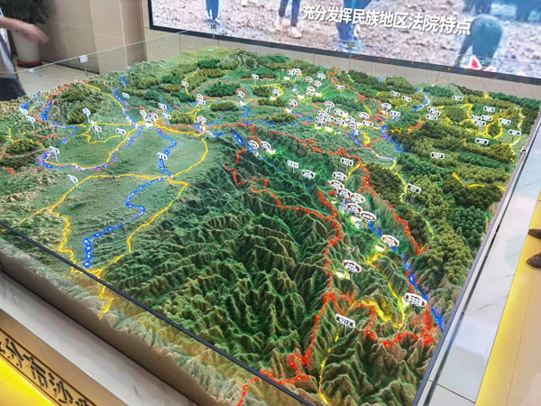 地形沙盘，地形地貌模型