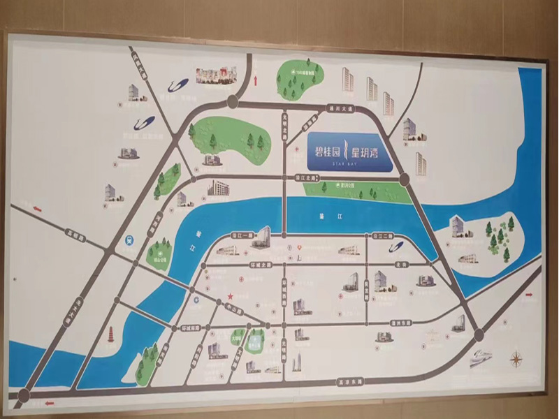 区位地图模型制作